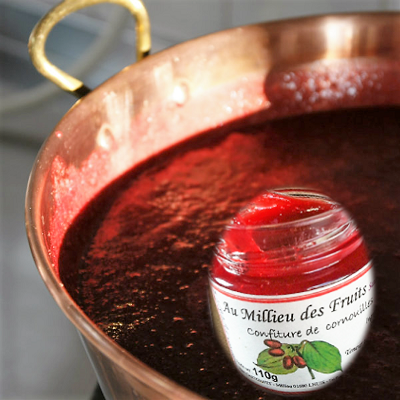 Caja regalo gastronomia francesa mermelada fresa kiwi pasteleria