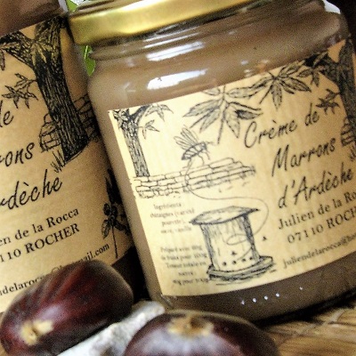 Sweet Ardéche chestnut cream in a gourmet food gift box ARDECHE from La Gourmet Box 
