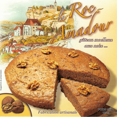 Caja Regalo Gourmet Cahors La Gourmet Box Pastel Casero de nueces de Quercy Périgord