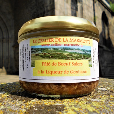 boeuf salers en terrine coffret gourmand Auvergne Cantal