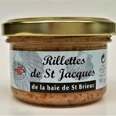 Rillettes de Saint Jacques panier du terroir breton