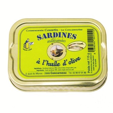 Sardines millésimées Courtin