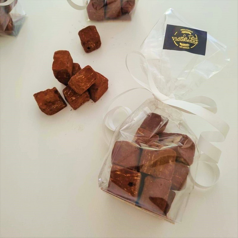 FINE CROQUANTES AMANDES ET GIANDUJA CACAO - FINE Pâtisseries & chocolats