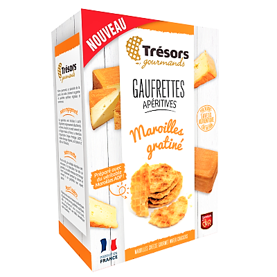 Coffret gourmand Nord Gaufrettes grattinées au Maroilles