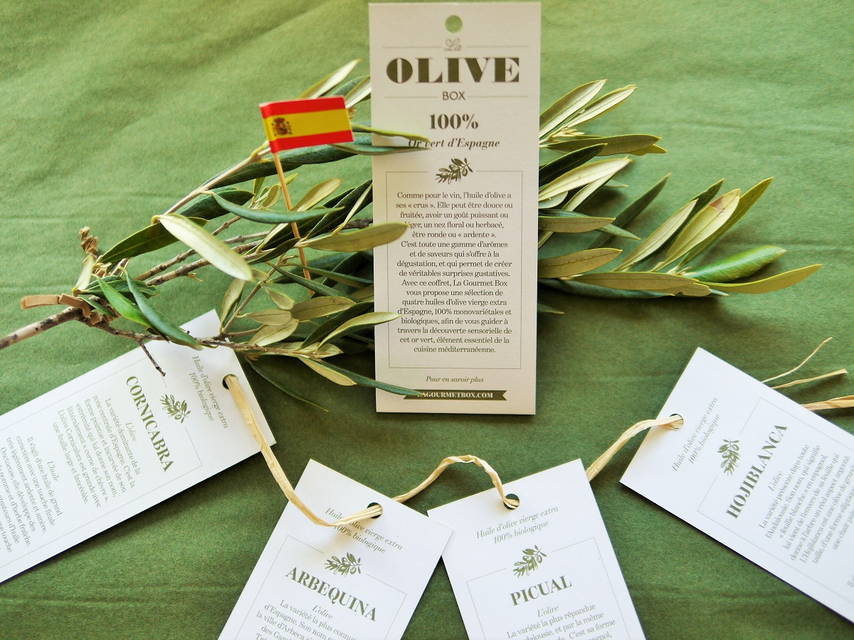 caja de degustación de aceite de oliva La Gourmet Box