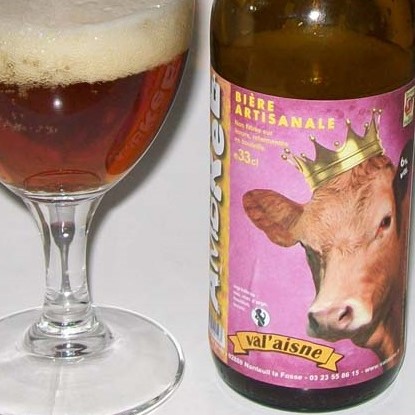 Bière ambrée Picardie Val D'Aisne