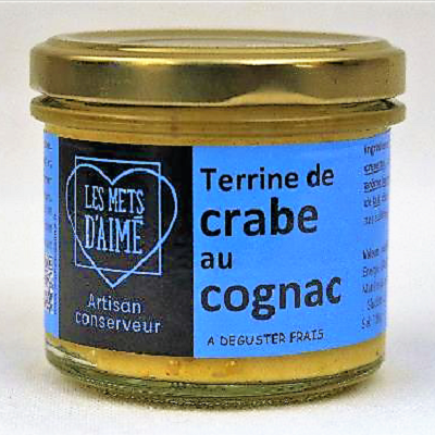 Coffret gourmand Poitou terrine de crabe au cognac