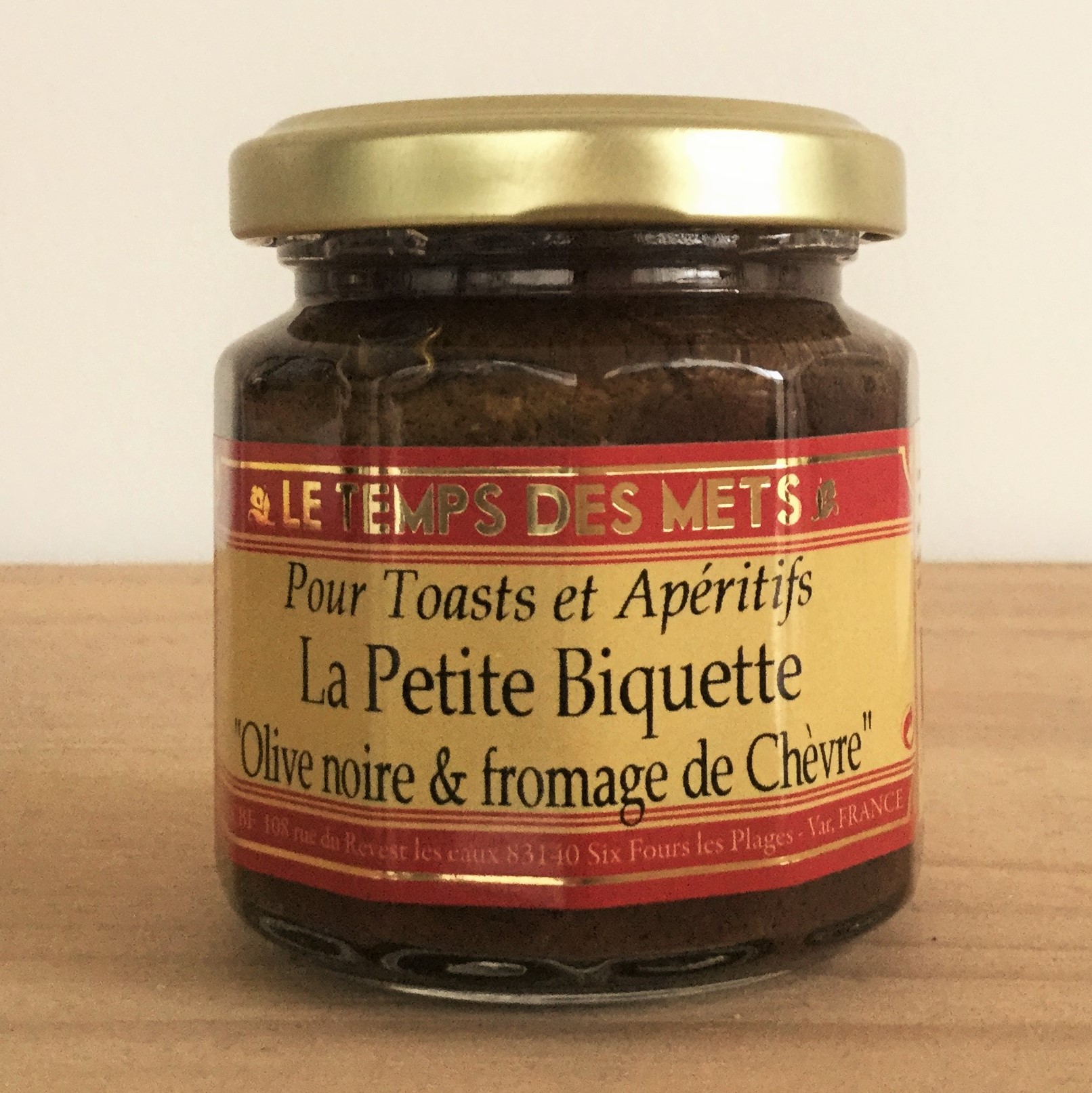 Petite biquette fromage chèvre olives