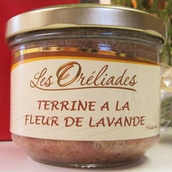 Terrina Fleur lavande Oréliades